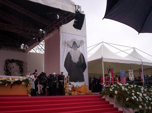 Un momento della Beatificazione di Suor Nicoli a Cagliari il 3 febbraio 2008